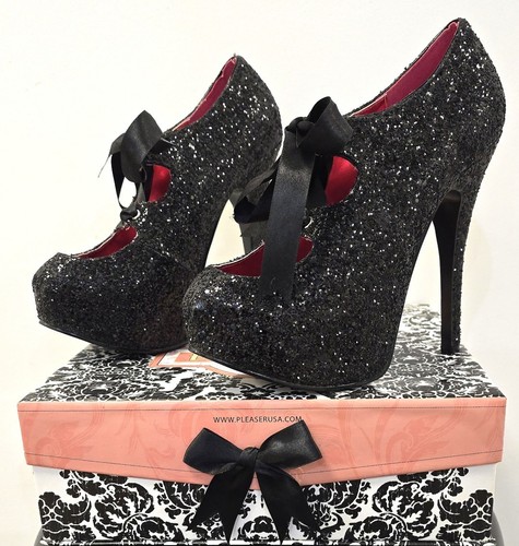Bordello Teeze10G High Heels Schuhe von Pleaser USA (eingestellt)(UK6)(UVP 85£) - Bild 3 von 6