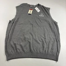 NWT! Butler Bulldogs Clique Cutter & Buck Sweater Vest Grey Sz 3XL Embroidered