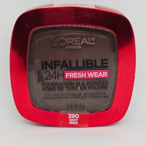 NEU L'Oreal Paris Infallible Up to 24H Fresh Wear Powder, Matte Finish, Ebony - Bild 4 von 7