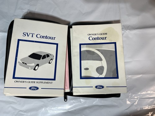 1998 FORD CONTOUR SVT/CONTOUR OWNERS MANUAL AND CASE. HAS STAIN ON COVER PIC 5 - Picture 20 of 24