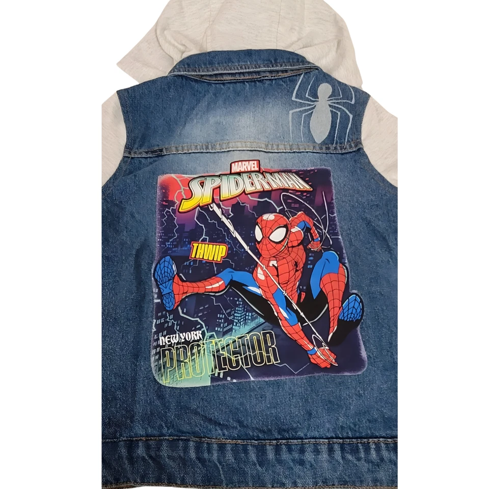 Chaqueta vaquera con capucha Marvel Spider-Man Foto 2 de 4