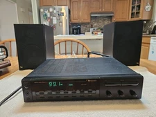 Nakamichi R-1 Stereo Receiver/Preamp- Tested - Sounds Great - With Speakers