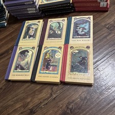 A series of Unfortunate Events 1-6 Hard Cover Books A Netflix Original Series