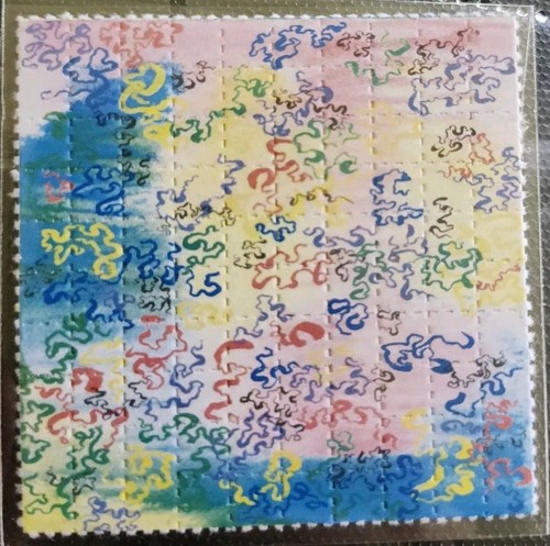 Viele Farben Löscher Kunstbogen 100 Reiter hochwertig mit Extras
