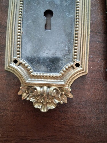 7 RUSSWIN VICTORIAN DOOR HANDLE PLATES-SHERMAN HOUSE CHICAGO? RUSSELL IRWIN - Picture 14 of 15