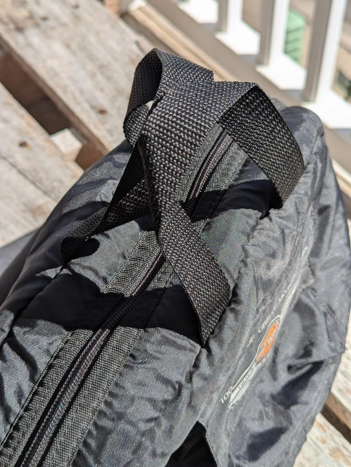 2003 Vintage Harley Davidson 100º Aniversário Capacete Bolsa Motociclista - Imagem 4 de 4