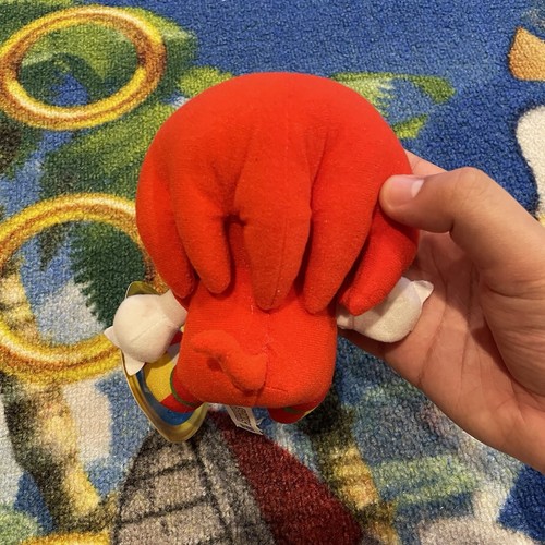 Sonic The Hedgehog KNUCKLES Plush Toy Factory Big Head Chibi 6” New - Picture 3 of 3