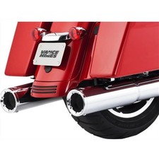 Vance & Hines - 16463 - 4-1/2in. Hi-Output Slip-Ons, Chrome