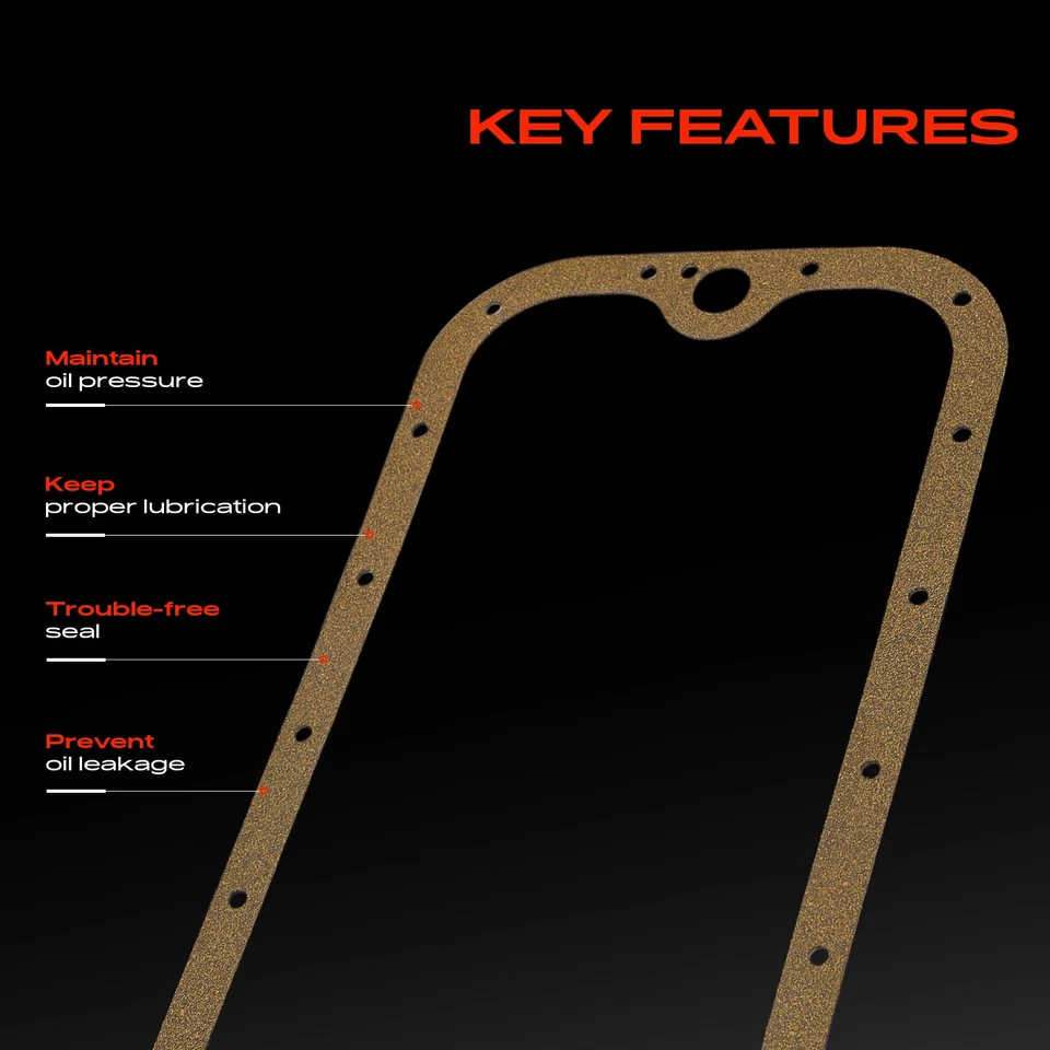 Junta del cárter de aceite del motor para Geo Metro Pontiac Firefly Suzuki Swift 1996 1997 1,3 L Foto 4 de 4