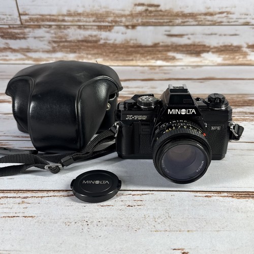 Minolta X-700 35mm SLR Film Camera with 50mm F2 Lens -- TESTED