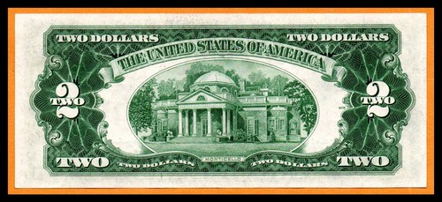 United States USA US UNC Note $2 Dollar Series 1953 B Red Seal - Picture 2 of 2