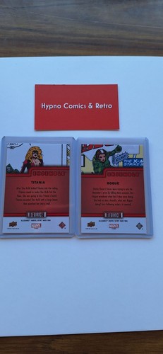 Marvel Allegiance Secret Wars Rogue & Titania Lenticular #E-9 & #E-8 Free Ship! - Picture 1 of 5