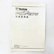 w/ Manual Adapter Vestax PCV-275 DJ Mixer Works well In good condition