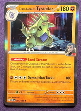 Team Rocket's Tyranitar 96/182 | Destined Rivals | Holo Rare | Pokemon (NM/LP)