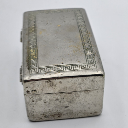 Vintage Gillette Bostonian Safety Razor (Silver Tone) & Case, Blade Holder 1920s - Picture 14 of 17