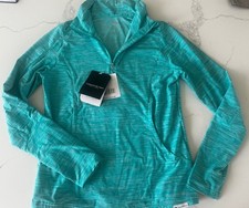 Obermeyer Pullover Youth XL Teal 1/4 Zip Clara Baselayer Top
