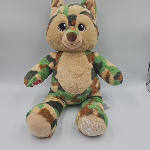 Great Wolf Lodge Build A Bear Lot Camo Wolf, Sammy Squirrel & Violet 25th EUC - Picture 8 of 18