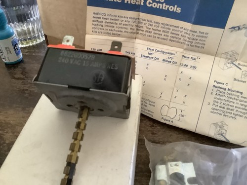 6622G0052B Harper Wyman Backofen Range Switch - NEU - Thermo Bx63 - Bild 2 von 4