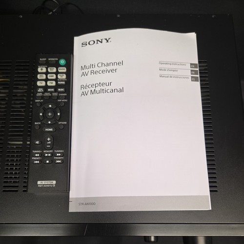 Sony STR DG520 5.1 Channel 500 Watt Receiver w/ Remote, Accessories Bundle - Picture 4 of 12