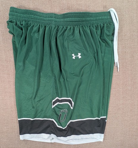 Under Armor Men's Loose Fit Green Shorts XXL Basketball - Picture 2 of 10