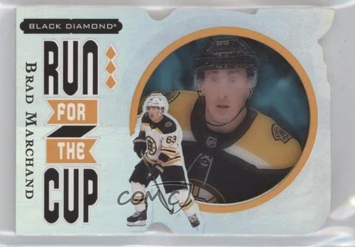 2020-21 Upper Deck Black Diamond Run for the Cup 56/99 Brad Marchand #RUN-BM