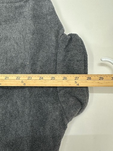 Anthony Richards Womens Pullover Size Petite XL Gray Long Sleeve Henley Fleece - Picture 9 of 10
