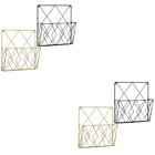 2 Count Zeitschrift Halter Magazine Holder Bürospeicherregal Dateiorganisator