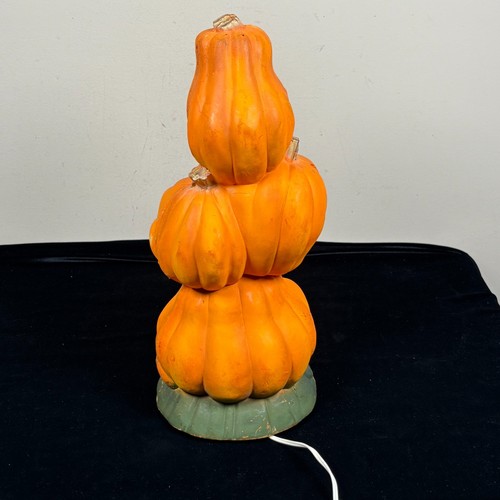 Vintage Casper The Ghost Stacked Pumpkin Foam Mold Light Halloween Decor 19" - Picture 11 of 14