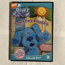 BLUE'S ROOM Snacktime Playdate DVD Nick Jr. 2004 CHILDREN'S Excellent 