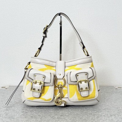 Coach Legacy 65th コーチ ワンショルダー バッグ ゴールド Rare Coach Legacy 65th Anniversary Signature Shoulder Bag