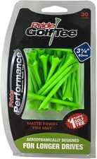 Pride Performance 3-1/4" Matte Finish Golf Tees, 30 Count 3.25, Green 
