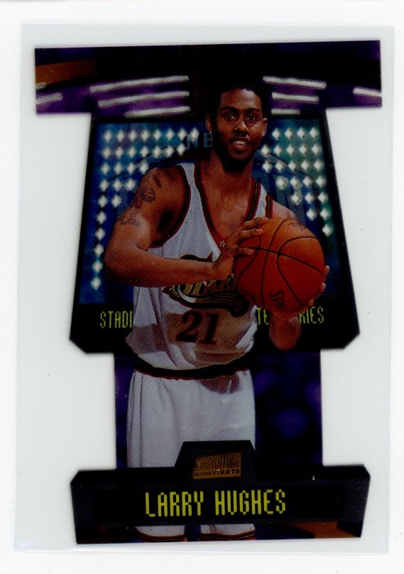 1998-99 Stadium Club #T16B Larry Hughes Triumvirate Luminous