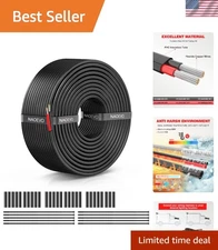 Versatile 50FT 20 AWG Electrical Wire with Heat-Shrink Tubes for Home Projects