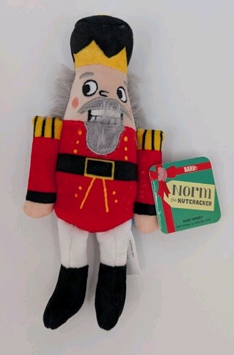 Bark Box Norm the Nutcracker Christmas Plush Sz XS/S Dog Toy NWT HTF Rare