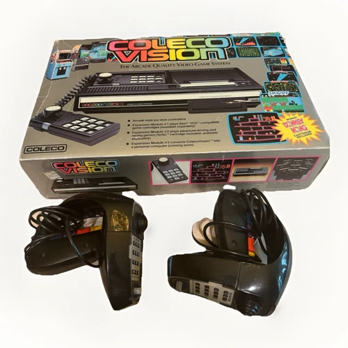 Colecovision Console Bundle CIB IN BOX Lot With Joist Sticks Expansion