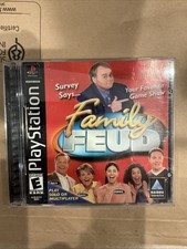 Family Feud (Sony Playstation 1 PS1) Complete with Manual CIB Black Label