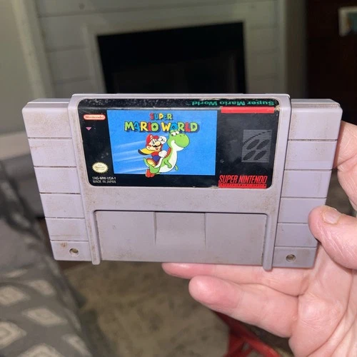 Super Mario World (Super Nintendo, 1992) SNES Authentic TESTED Free Ship