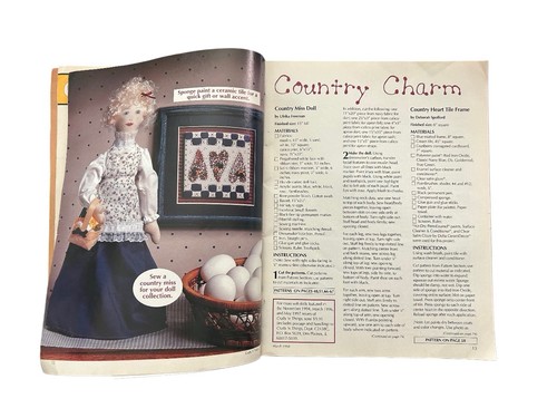 Creative Needle Mar April 1998 Free Patterns Smocking Embroidery - Picture 10 of 23