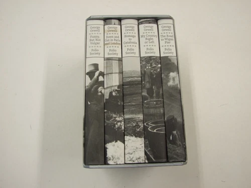 Folio Society George Orwell Reportage Collection 5 vols Catalonia Wigan Pier