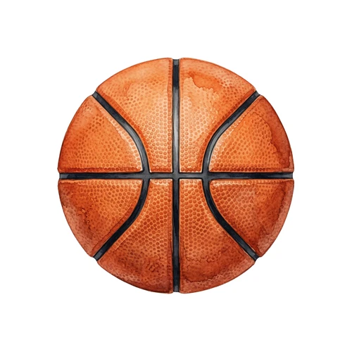 Basketball Basket Ball Self Adhesive Sticker