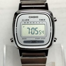 Casio Women's La670WA-7DF Digital Watch Silver Unisex Used