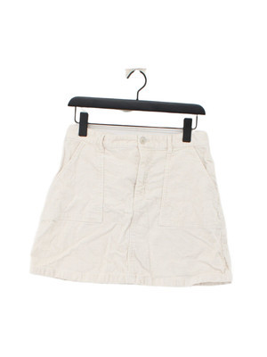 Mini jupe femme Monki W 30 en coton blanc avec offres élasthanne courte mini