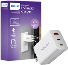 Iphone Charger Fast Charging, 65W USB C, 3-Port Gan Charger Block with USB A,...