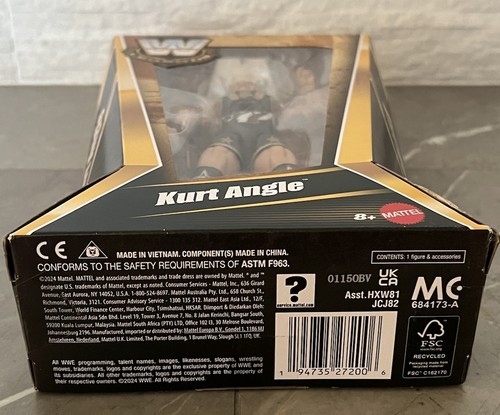 WWE Kurt Angle Elite Collection Legends 6" Figure Series 26 Mattel Action - Picture 4 of 7