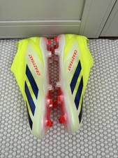 ADIDAS X CRAZYFAST ELITE FG UNISEX BOYS GIRLS FOOTBALL SHOES LACELESS UK 5 