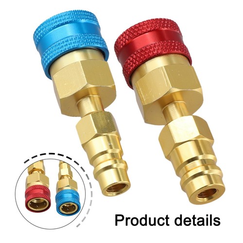 Kit Connecteur Adaptateur Efficace R1234YF vers R134A pour Climatisation Voiture - Picture 11 of 12