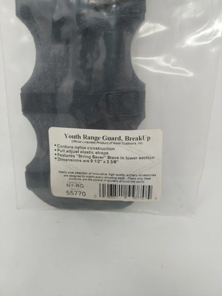 Neet Archery 9.5" Youth Range Arm Guard: Mossy Oak Break Up Camo Nylon 55770 - Image 4 of 4