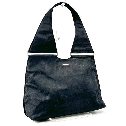 Gucci Nylon Black Shoulder Tote Bag Authentic From Japan - Picture 20 of 24
