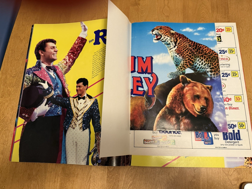 VTG 1989 RINGLING BROS & BARNUM & BAILEY CIRCUS 120TH ANNIVERSARY PROGRAM+POSTER - Picture 4 of 12