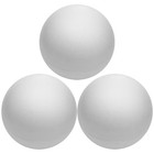 3Pcs DIY Foams Round Balls Foams Sphere Balls Unpainted Party DIY Ornaments